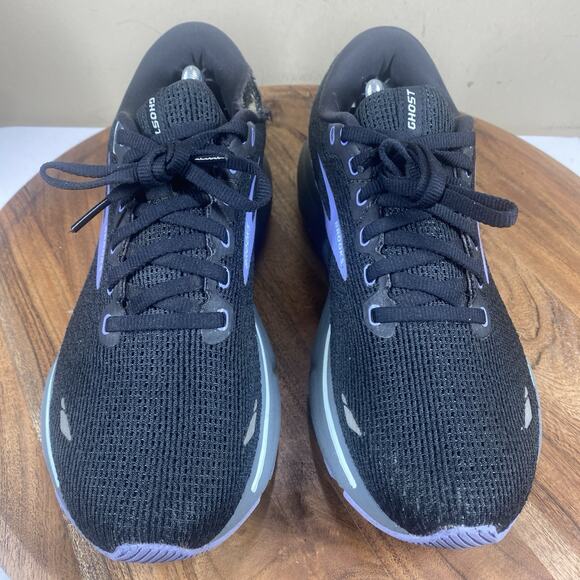 Brooks Ghost 15 Black Jacaranda Womens Size 9 Black Running Shoes 1203801B011 - Picture 4 of 11